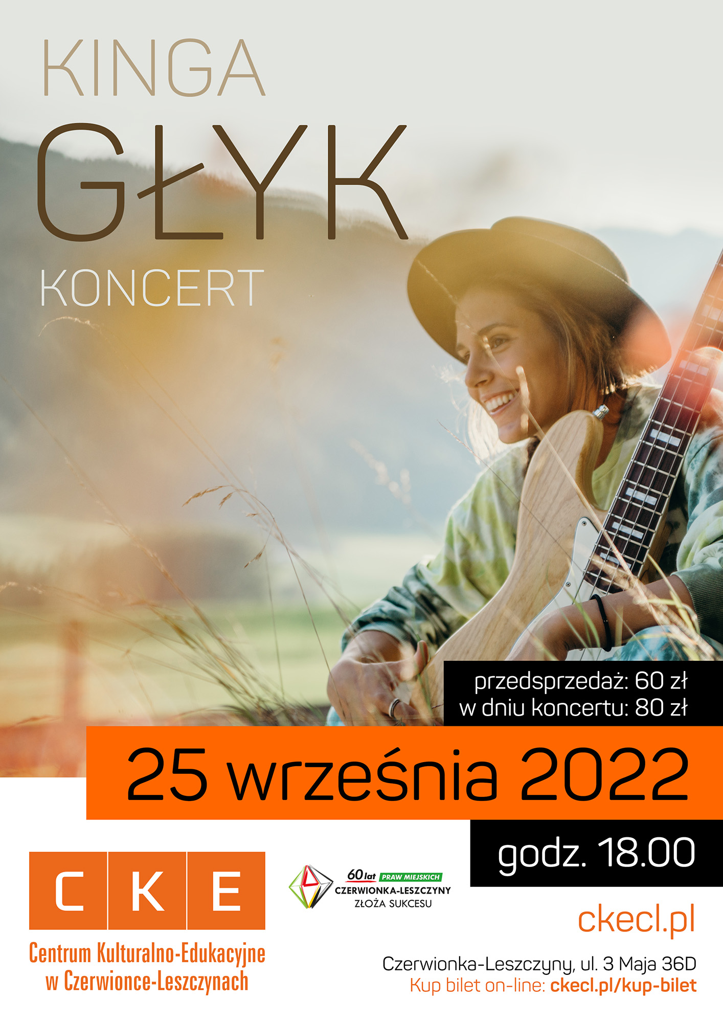 Plakat - koncert Kingii Głyk